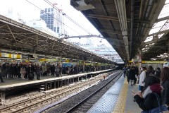 Tokyo, Shinjuku railway station, 16. January 2015