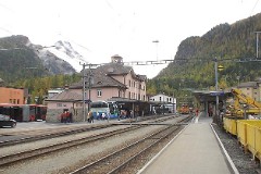 Pontresina, Rhätische Bahn, 9. October 2009