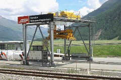 Samedan, Rhätische Bahn, 1. July 2008