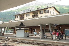 Samedan, Rhätische Bahn, 1. July 2008