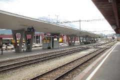 Samedan, Rhätische Bahn, 1. July 2008