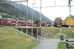 Samedan, Rhätische Bahn, 1. July 2008