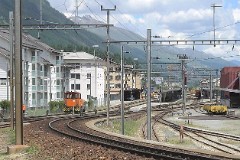 Samedan, Rhätische Bahn, 1. July 2008