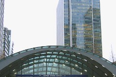 London, Canary Wharf, 4. January 2008