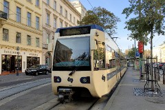 Wiener Lokalbahn (WLB), Tw 405, Wien Oper - Kärntner Ring, 28. October 2016