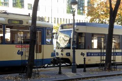Wiener Lokalbahn (WLB), Tw 126 und Tw 405, Wien Oper - Kärntner Ring, 28. October 2016