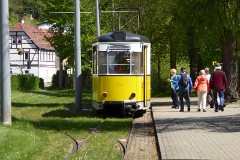 Kirnitzschtalbahn, Bad Scandau, Kurpark, 3. May 2015