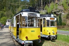 Kirnitzschtalbahn, Endhaltestelle Lichtenhainer Wasserfall, 3. May 2015