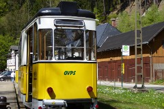 Kirnitzschtalbahn, Endhaltestelle Lichtenhainer Wasserfall, 3. May 2015