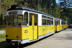 Kirnitzschtalbahn, Endhaltestelle Lichtenhainer Wasserfall, 3. May 2015