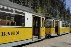 Kirnitzschtalbahn, Bad Scandau, Kurpark, 3. May 2015