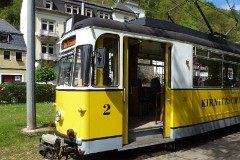 Kirnitzschtalbahn, Bad Scandau, Kurpark, 3. May 2015