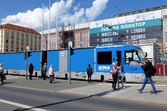 VW CarGoTram, Dresden, Altmarkt, 4. May 2015