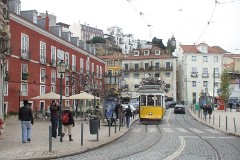 Lisbon,  Largo Portas do Sol, 16. February 2010