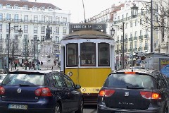 Lisbon, Praça Luis de Camões, 17. February 2010