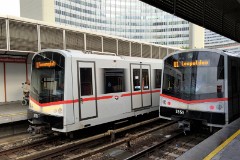 Type V (Wiener Linien U1), Kaisermühlen, 29. October 2016
