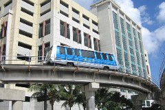Metromover, Miami downtown, 27. August 2007