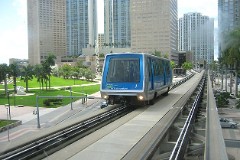 Metromover, Miami downtown, 27. August 2007