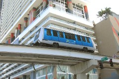 Metromover, Miami downtown, 27. August 2007