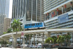 Metromover, Miami downtown, 27. August 2007