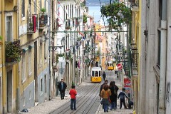 Elevador da Bica, Lisbon, 4. December 2005