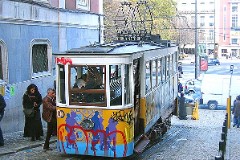 Elevador da Glória, Lisbon, 5. December 2005