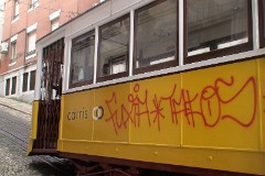 Elevador da Glória, Lisbon, 17. February 2010