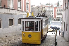 Elevador da Glória, Lisbon, 17. February 2010