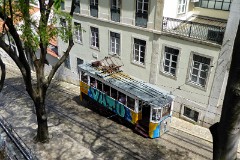 Elevador da Glória, Lisbon, 28. April 2016