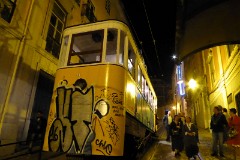 Elevador da Glória, Lisbon, 1. May 2016