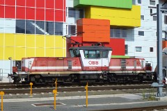 ÔBB 1163 013-4, Salzburg Hauptbahnhof, 24. July 2014.  These Locomotves are built in 1991 in a number of 20 and has e max speed of 120 km/h - 75 mph.
