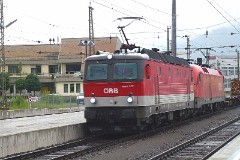 Öbb 1144  and 1116, Spittal-Millstätter See, 29. July 2014