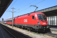 ÖBB 1116, Wien Südbahnhof, 3. July 2005