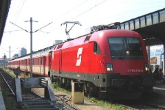 ÖBB 1116, Wien Südbahnhof, 4. July 2005