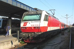 ÖBB 1014, Wien Südbahnhof, 4. July 2005