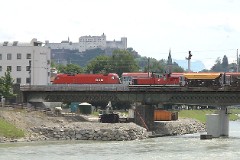 ÖBB 2068 and ÖBB 1016, Salzburg, 1. July 2007