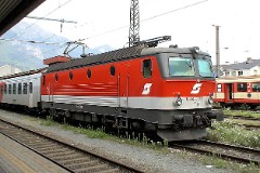 ÖBB 1144, Innsbruck Hauptbahnhof, 20. July 2007