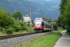 Öbb 4024 (Talent), entlang dem Ossiacher See, 27. July 2014
