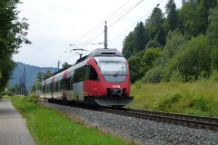 Öbb 4024 (Talent), entlang dem Ossiacher See, 27. July 2014