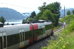Öbb 4024 (Talent), entlang dem Ossiacher See, 27. July 2014