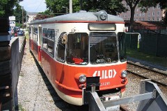 Lilo (Linzer Lokalbahnen AG), Linz Lilo Bahnhof, 28. June 2005