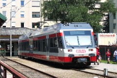 Lilo (Linzer Lokalbahnen AG), Linz Lilo Bahnhof, 28. June 2005