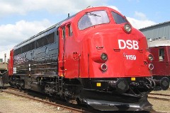 DSB MY 1159 (DSB Museumstog) photographed in Randers 19. May 2007.