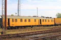 DSB measurement testing car photographed in Røde Kro, 14. May 2005