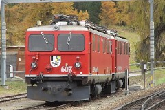 RhB (Rhätische Bahn), Pontresina, 14. October 2008
