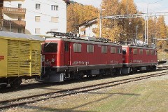 RhB (Rhätische Bahn), Pontresina, 18. October 2008