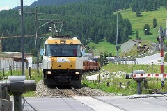 RhB (Rhätische Bahn), Samedan, 1. July 2008