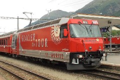 RhB (Rhätische Bahn), Samedan, 1. July 2008