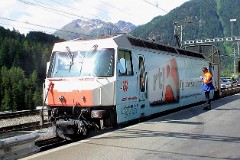 RhB (Rhätische Bahn), Saglians, 2. July 2008