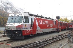 RhB (Rhätische Bahn), St. Moritz, 14. October 2008